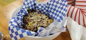 Sausage stir fry at The Cul De Sac Kitchen in Indianapolis