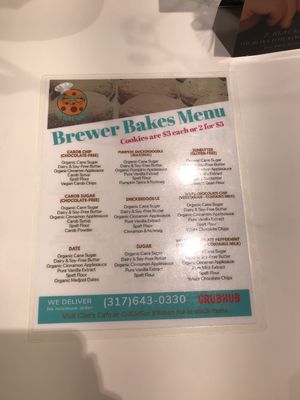 Desert Menu at The Cul De Sac Kitchen in Indianapolis