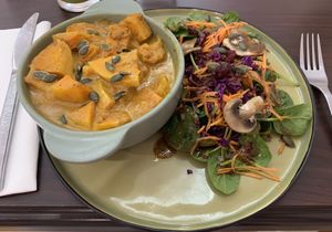 Butternut gratin at Healthy Lounge in Antibes