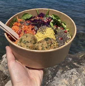 Vegan bowl  at Healthy Lounge in Antibes
