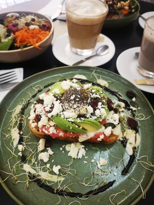 Pinktoast at Healthy Lounge in Antibes