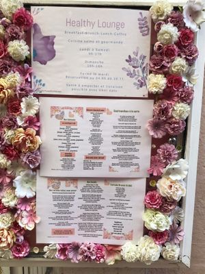 Menu   at Healthy Lounge in Antibes