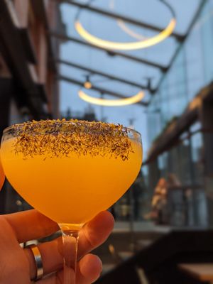 CBD mocktail at Namaste@OMNOM in North London