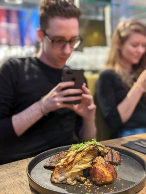 Rosemary & miso glazed ribs at Namaste@OMNOM in North London