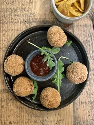 Jalapeño poppers  at Namaste@OMNOM in North London