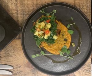 Jackfruit rosti  at Namaste@OMNOM in North London