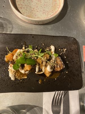  Aubergine. Nasty.  at Namaste@OMNOM in North London