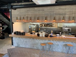 Kitchen   at Namaste@OMNOM in North London