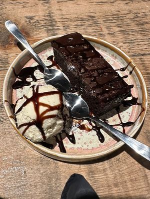 Choc-a-lot cake   at Namaste@OMNOM in North London