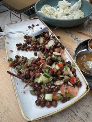 Kala Chana Salad  at Namaste@OMNOM in North London