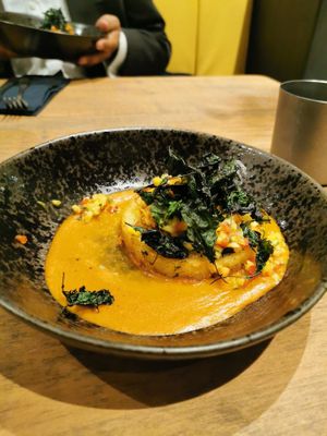 Jackfruit rosti  at Namaste@OMNOM in North London