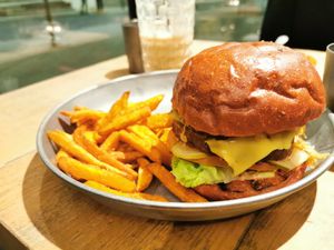 OmBurger! Beastly feast!  at Namaste@OMNOM in North London