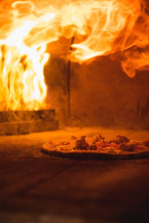 Your favourite pizza can b e made completely vegan by swapping out the meat and opting for our vegan cheese.  at Kindred in West London