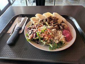 Vegan Fajitas at Carotenos in Ponce