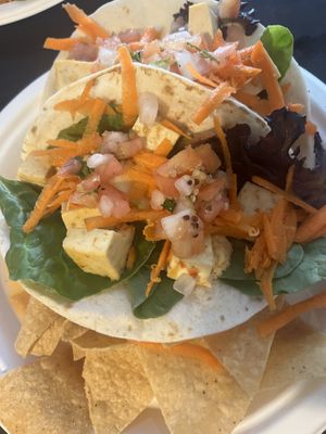 Tofu tacos  at Carotenos in Ponce