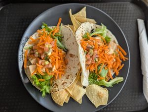 Tofu tacos at Carotenos in Ponce