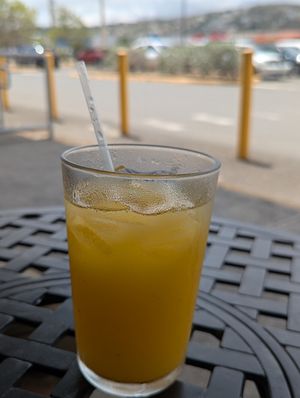 Passion fruit juice at Carotenos in Ponce