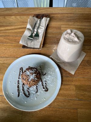 Coco Loco Muffin and Protein Choco Baby Smoothie  at DBL Market in Santo Domingo