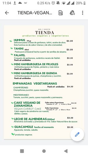 Take home food at Sol y Rocio in Cuenca