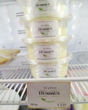 Hummus at Sol y Rocio in Cuenca