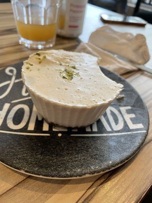 Key lime pie at Alice & Friends' Vegan Kitchen in Chicago