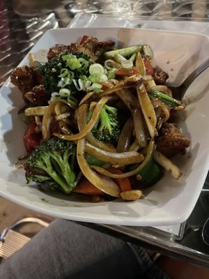 Kung Pao Ding at Alice & Friends' Vegan Kitchen in Chicago