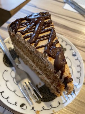 Mocha Cake at Alice & Friends' Vegan Kitchen in Chicago