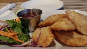 Crab Rangoon at Alice & Friends' Vegan Kitchen in Chicago