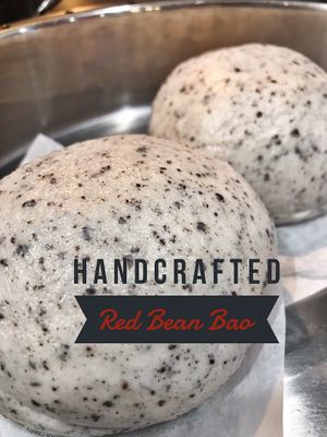 Red Bean Bao at Alice & Friends' Vegan Kitchen in Chicago