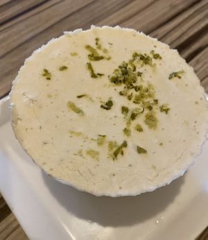 Raw Keylime Cheesecake was ok  at Alice & Friends' Vegan Kitchen in Chicago