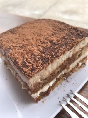 Tiramisu at Alice & Friends' Vegan Kitchen in Chicago