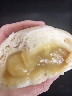 Mung Bean Custard Baos  at Alice & Friends' Vegan Kitchen in Chicago