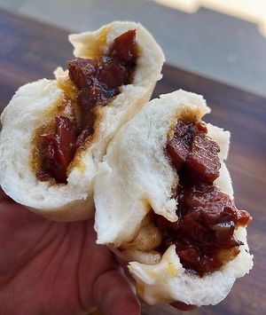 Cha Siu Bao (Barbecue) at Alice & Friends' Vegan Kitchen in Chicago