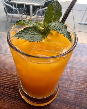 Mango Lemonade at Alice & Friends' Vegan Kitchen in Chicago