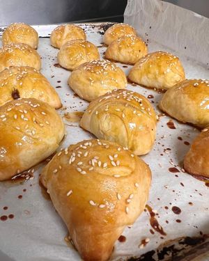 Cha Siu Puff Pastry  at Alice & Friends' Vegan Kitchen in Chicago