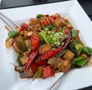 Kung Pao at Alice & Friends' Vegan Kitchen in Chicago