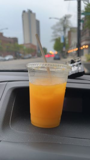 Mango Lemonade was so delicious! I wanted to go back and order a gallon!!!   at Alice & Friends' Vegan Kitchen in Chicago