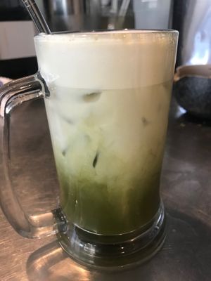 Matcha Latte at Alice & Friends' Vegan Kitchen in Chicago