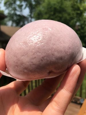 Ube Bao  at Alice & Friends' Vegan Kitchen in Chicago