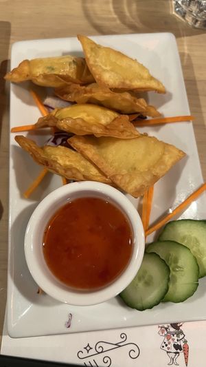 Crab Rangoon  at Alice & Friends' Vegan Kitchen in Chicago