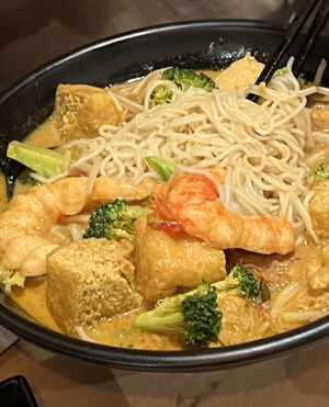 Laksa  at Alice & Friends' Vegan Kitchen in Chicago