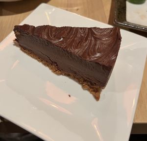 Chocolate Mousse Pie  at Alice & Friends' Vegan Kitchen in Chicago