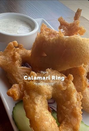 Calamari Rings at Alice & Friends' Vegan Kitchen in Chicago