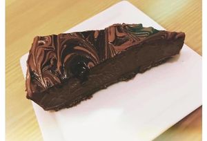 Chocolate Mousse Pie at Alice & Friends' Vegan Kitchen in Chicago