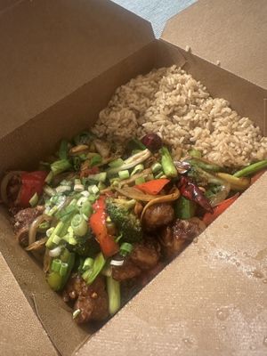 Kung pao  at Alice & Friends' Vegan Kitchen in Chicago