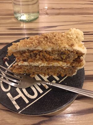 Carrot cake  at Alice & Friends' Vegan Kitchen in Chicago
