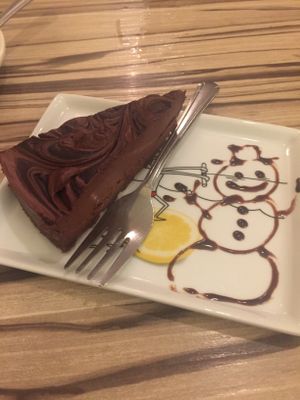 Chocolate mousse pie at Alice & Friends' Vegan Kitchen in Chicago