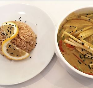 Oil Free Thai Curry... so good. at Alice & Friends' Vegan Kitchen in Chicago