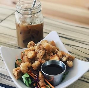 Popcorn Nuggets  at Alice & Friends' Vegan Kitchen in Chicago