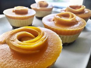 Mango Mousse Cake at Alice & Friends' Vegan Kitchen in Chicago